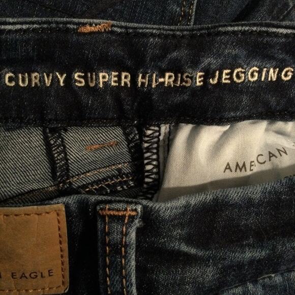 American Eagle Curvy Super Hi-Rise jegging 00 Short - Picture 5 of 6